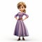Disney Princess Sofia: A Simple And Elegant 3d Render In Maya