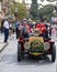 The Disneyland Fire Engine on Main Street, Disneyland, Anaheim during Christmas Season