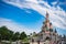 Disneyland Paris castle in the summer