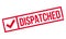 Dispatched rubber stamp