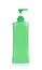 Dispenser Pump Cosmetic,Green Plastic Bottle
