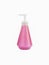 Dispenser pump pink plastic bottle