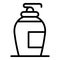 Dispenser soap icon, outline style