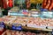 Display of chicken meat at Mercado Cuatro in Asuncion, Paraguay