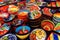 Display of Colorful Dishes in Madeira