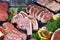 Display Of Fresh Meat In Butcher\'s Store