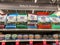 A display of Natural Balance Grain Free Dog Food at a Petsmart Superstore