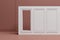 display podium moldings wall partition white cornices panel classic modern rail batten decorative window see through layer.
