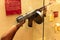 Display Thompson submachine gun