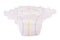 Disposable Baby Diapers Over White Background