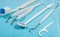 Disposable dental instruments.