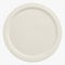 Disposable paper plate isolated on a white 3D Illustration