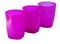 ..Disposable plastic picnic utensils. Bright set of dishes. Cutlery