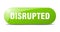 disrupted button. sticker. banner. rounded glass sign