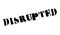 Disrupted rubber stamp