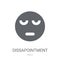 Dissapointment emoji icon. Trendy Dissapointment emoji logo concept on white background from Emoji collection