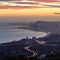 Distant Aerial View of Highway to Barcelona