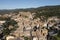 distant aerial view of the town of Bolsena