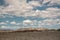 Distant Bentonite Hills in Capitol Reef