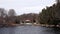 Distant falls at Marsh Stream Frankfort Maine