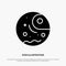 Distant, Gas, Giant, Planet solid Glyph Icon vector