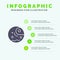 Distant, Gas, Giant, Planet Solid Icon Infographics 5 Steps Presentation Background