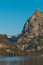 Distant Paintbrush Divide Seen Behind Lake