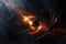distant quasars light bent by dark matter halo