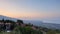 Distant storm on the shores of Northern Greece