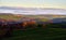 Distant view of Brecon Beacons from Lampeter