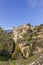 Distant view on Grand Meteoro monastery, Greece