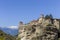 Distant view on Grand Meteoro monastery, Greece