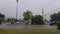 Distant view of Kroger gas station lines at the pump during the colonial pipeline hack