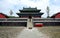 A distant view of the temple on Wudang Mountain