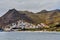 Distant waterside view to Playa de Las Teresitas