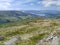 A distant Windermere seen from close to Red Screes, Lake District