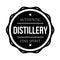 Distillery vintage logo stamp