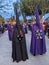 The distinctive cloaks and hoods of Spanish Holy Week processions