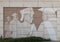 Distinctive wall mural featuring a student graduating along Interstate 30 in Arlington, Texas.