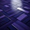 Distorted Realities: Black And Purple Wooden Tile Floor