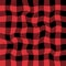 Distorted wraped buffalo plaid seamless pattern background