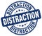 distraction blue stamp