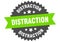 distraction sign. distraction circular band label. distraction sticker