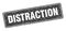 distraction sign. distraction grunge stamp.