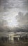 In distress, 1889 painting by Hendrik Mesdag, danger for fishermen