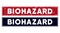 Distress Biohazard Rectangular Stamp Seal