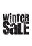 Distress font graphic design of Winter Sale