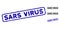 Distress Sars Virus Rectangular Watermarks