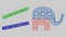 Distress Vote Republican Imprints and Net American Political Elephant Web Mesh