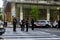 District of Columbia Metropolitan Police block road to White House during of protests against the death of George Floyd in